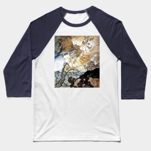 And Sometimes a Voice - The Tempest - Arthur Rackham Baseball T-Shirt